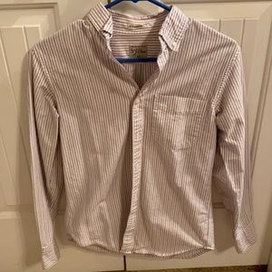 Slim Untucked J Crew long sleeve button down